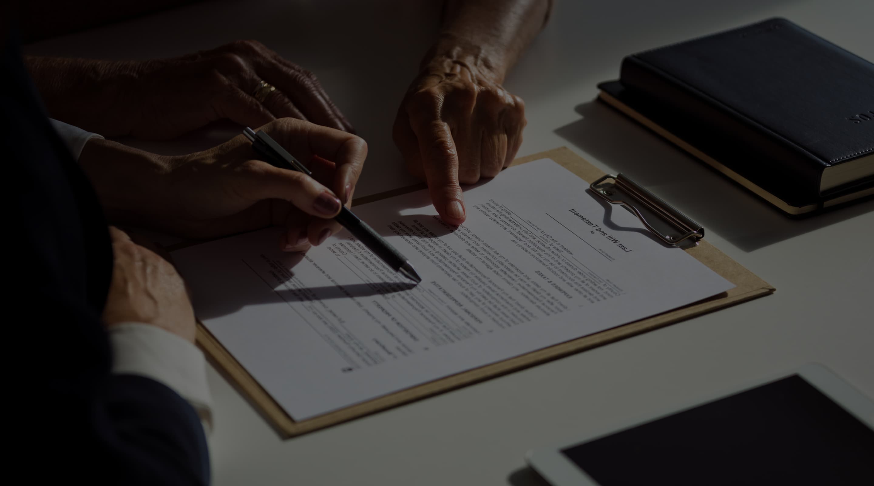 Testimonial background